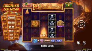 The Goonies Cash Inferno demo play free 0