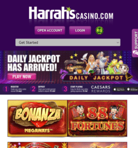 Harrah's casino website